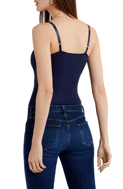 Shop A Pea In The Pod Luxe Clip Down Maternity/nursing Camisole In Navy