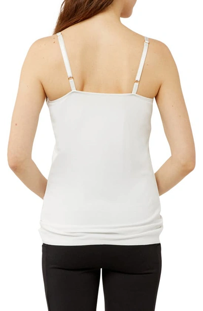 Shop A Pea In The Pod Luxe Clip Down Maternity/nursing Camisole In White