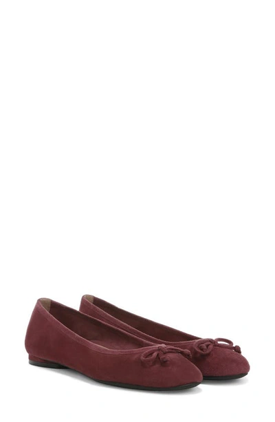 Shop Vionic Callisto Suede Ballet Flat In Shiraz