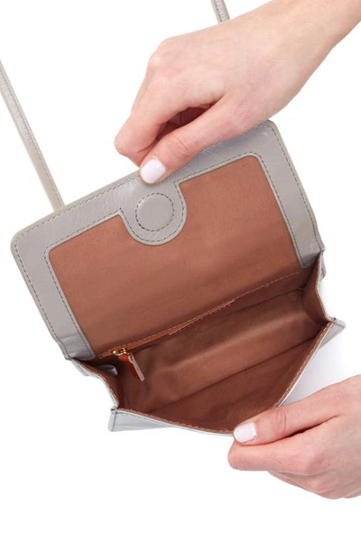 Shop Hobo Jill Leather Wallet Crossbody Bag In Driftwood