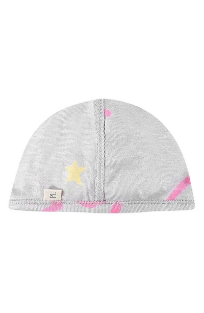 Shop Paigelauren Slub Footie, Hat & Blanket Set In Pink Moon/ Star