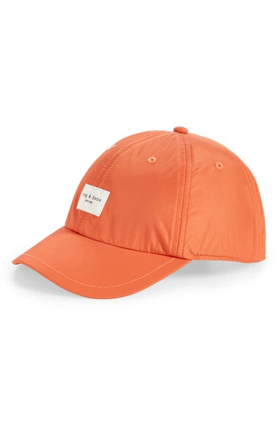 Shop Rag & Bone Addison Baseball Cap In Orange