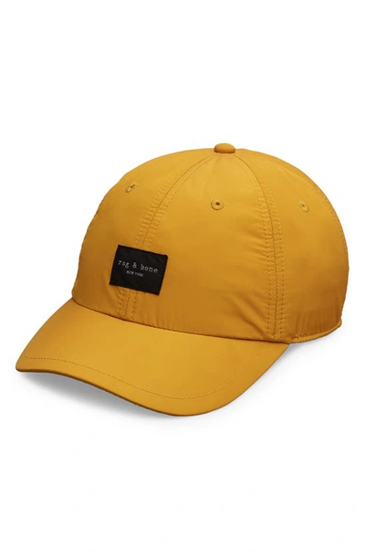 Shop Rag & Bone Addison Baseball Cap In Yellow
