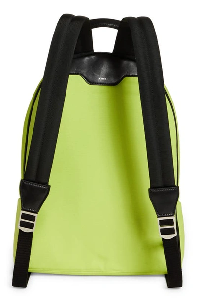 Shop Amiri Classic Nylon Backpack In Neon