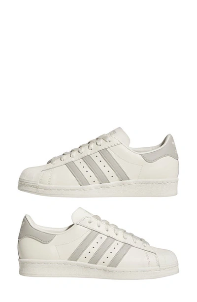 Shop Adidas Originals Superstar 82 Sneaker In White/ Grey/ Off White