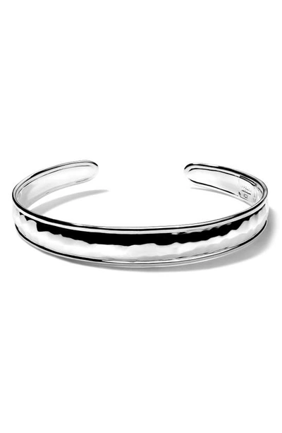 Shop Ippolita Classico Goddess Tapered Cuff Bracelet In Sterling Silver