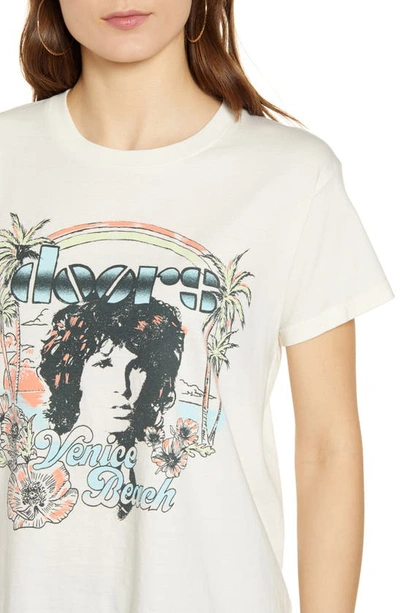 Shop Daydreamer The Doors Venice Beach Graphic Tee In Stone Vintage