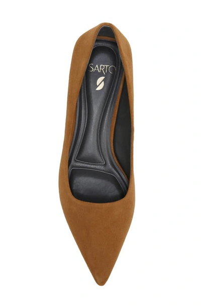 Shop Sarto By Franco Sarto Diva Pointed Toe Pump In Whiskey