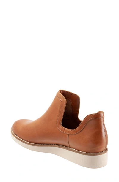 Shop Softwalk Woodbury Leather Bootie In Luggage