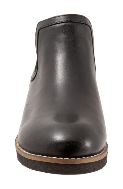 Shop Softwalk Woodbury Leather Bootie In Black