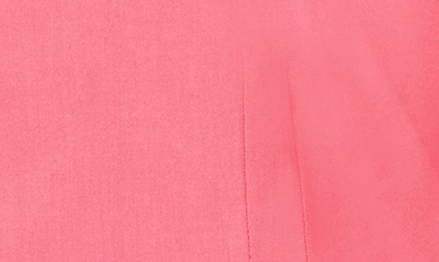 Shop Foxcroft 'taylor' Three-quarter Sleeve Non-iron Cotton Shirt In Rose Red