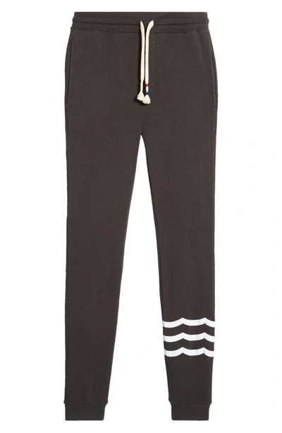 Shop Sol Angeles Essential Coastal Jogger Sweatpants In V Black