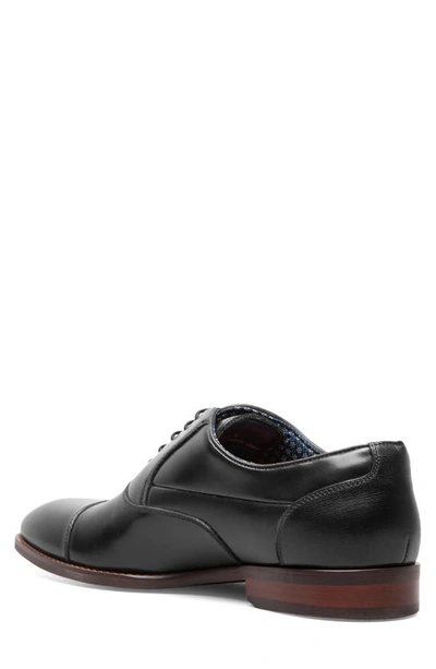 Shop Stacy Adams Kallum Cap Toe Oxford In Black