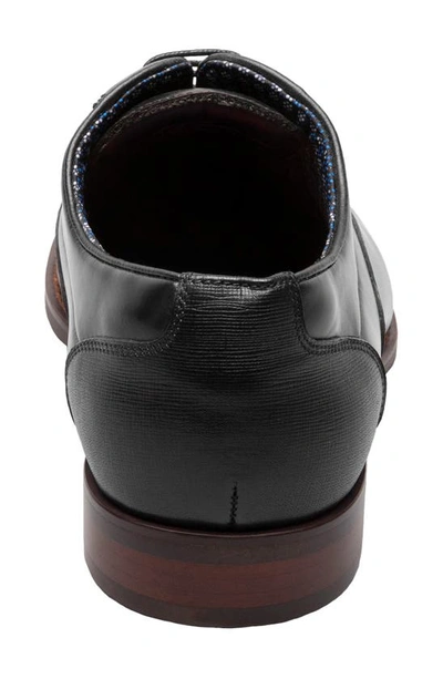 Shop Stacy Adams Kallum Cap Toe Oxford In Black