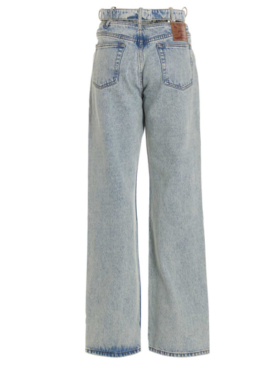 Shop Y/project Y Jeans In Light Blue