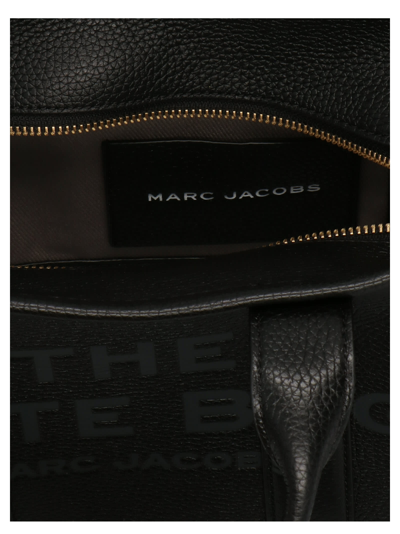 Shop Marc Jacobs Shopping The Leather Mini In Black