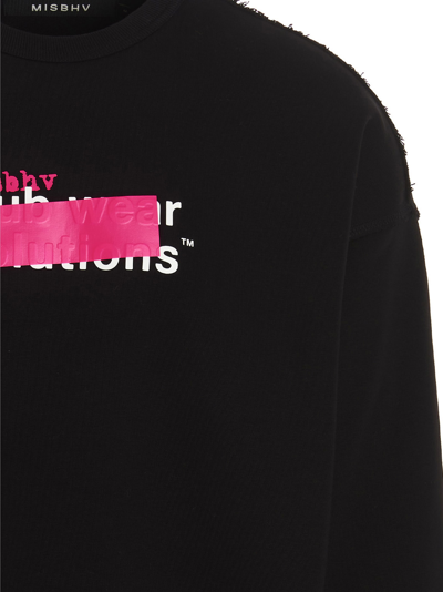 Shop Misbhv Logo Sweatshirt In Black
