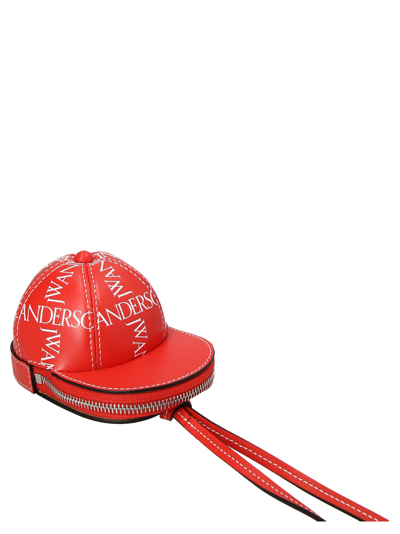 Shop Jw Anderson Mini Cap Crossbody Bag In Red