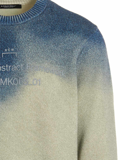 Shop A-cold-wall* Gradient Sweater In Light Blue