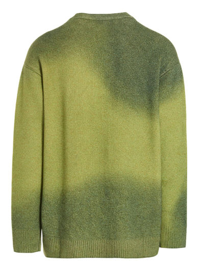 Shop A-cold-wall* Gradient Cardigan In Green