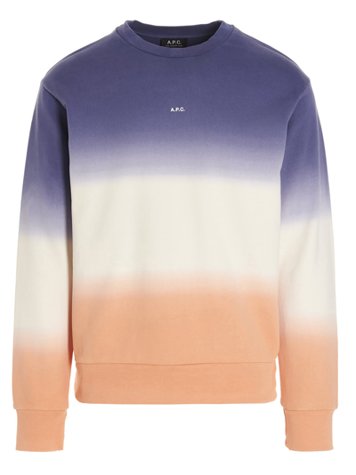 Shop Apc Chris Sweatshirt In Multicolor