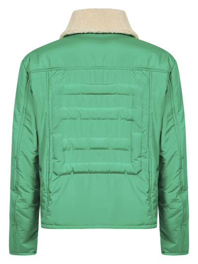Ambush Logo-embossed Padded Shell Jacket In Green