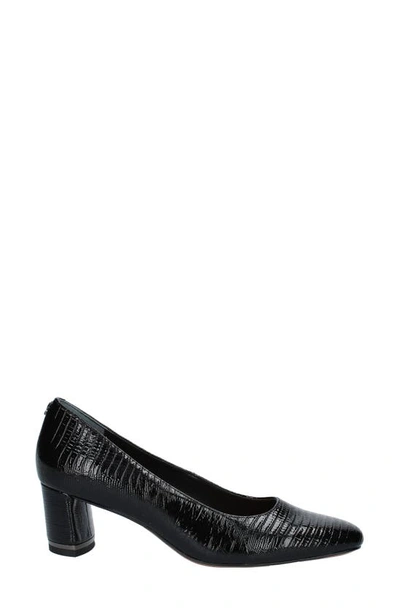 Shop J. Reneé Olivienne Snakeskin Embossed Pump In Black