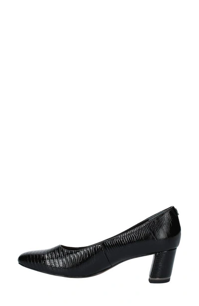 Shop J. Reneé Olivienne Snakeskin Embossed Pump In Black