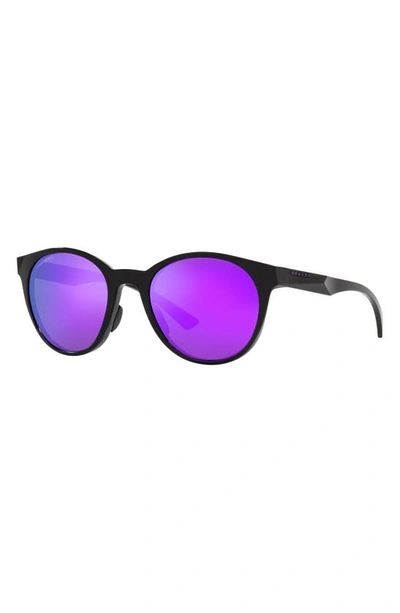 Shop Oakley Spindrift 52mm Gradient Prizm™ Sunglasses In Solid Black