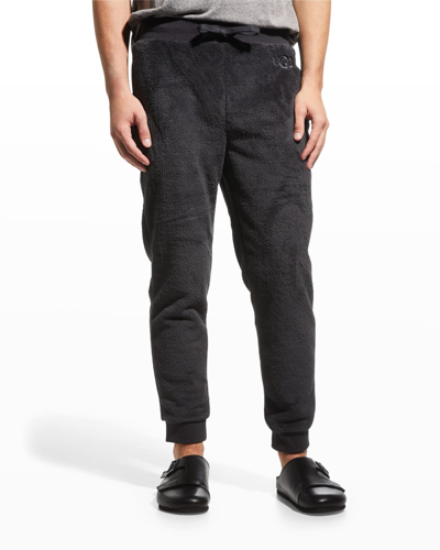 Shop Ugg Men's Lionel Sherpa Jogger Lounge Pants In Indigo/black
