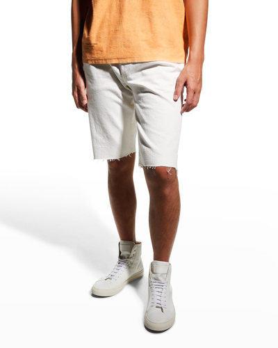 Shop Frame Men's Lhomme Relaxed Shorts In Natural Grind