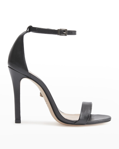 Shop Schutz Cadey Lee Croc-print Stiletto Sandals In Black