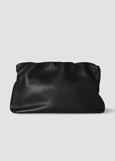 Shop The Row Bourse Calfskin Clutch Bag In Black