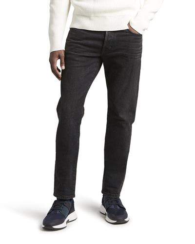 Shop Tom Ford Men's Slim Fit Stretch Denim Jeans In Black Solid