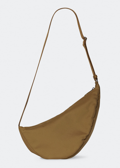 Shop The Row Slouchy Banana Two Sling Bag In Taupe