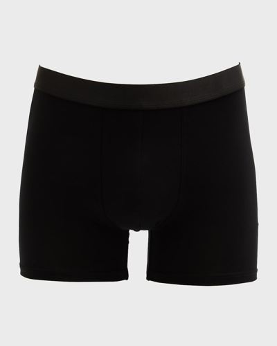 Shop Cdlp Men's Solid 3-pack Boxer Briefs In Black