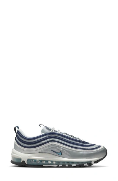 Shop Nike Air Max 97 Sneaker In Metallic Silver/ Chlorine Blue