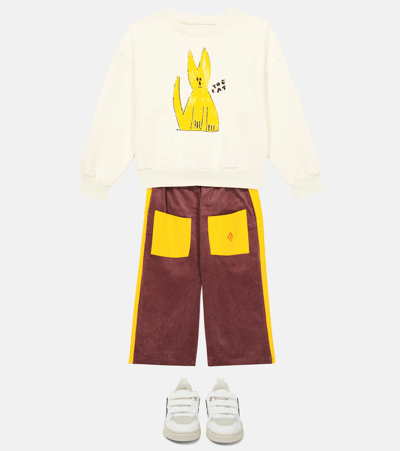 The Animals Observatory Kids Brown Emu Trousers In Brown