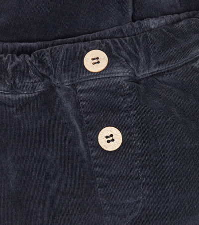 Shop 1+ In The Family Baby Raul Corduroy Cargo Pants In Navy