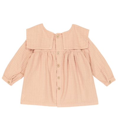 1+ In The Family Baby Melita Cotton Dress In Rose