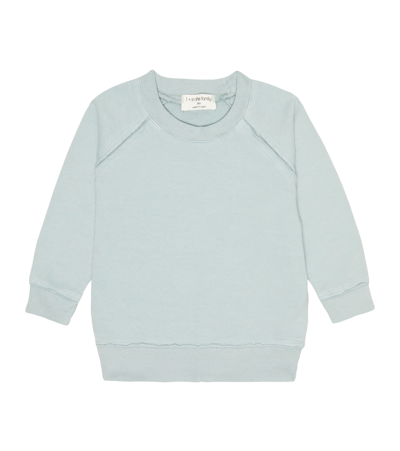 Shop 1+ In The Family Baby Kirian Cotton-blend Sweatshirt In Storm