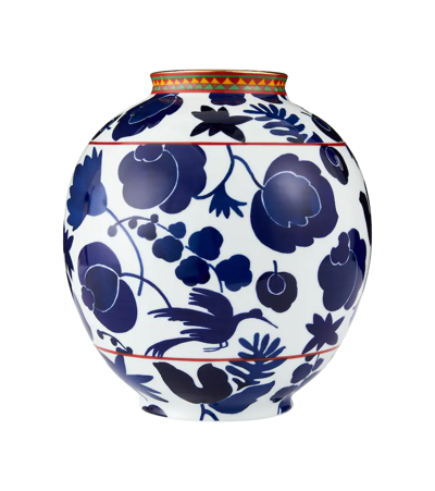 Shop La Doublej Wildbird Bubble Large Vase In Blu