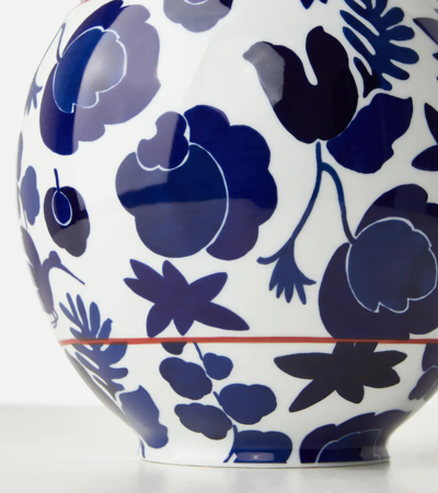 Shop La Doublej Wildbird Bubble Large Vase In Blu