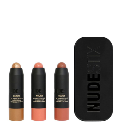 Shop Nudestix Mini Nudies Blush Bronze Glow Kit In Multi