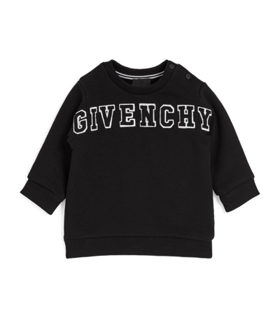Shop Givenchy Kids Logo Sweatshirt (6-36 Months) In Black