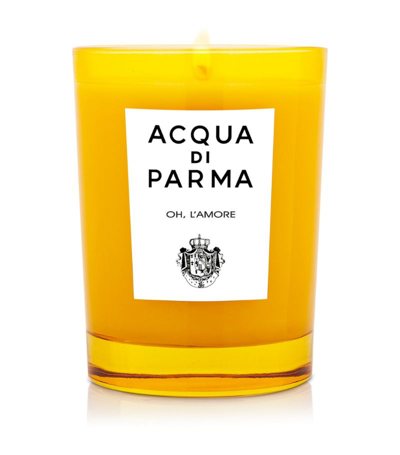 Shop Acqua Di Parma Oh, L'amore Candle (200g) In Multi