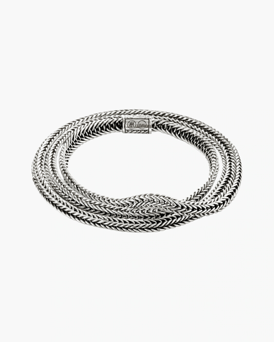 Shop John Hardy Women's Sterling Silver Classic Kami Chain Triple Wrap Bracelet