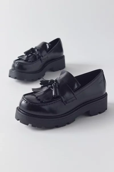 Shop Vagabond Shoemakers Cosmo 2.0 Tassel Loafer In Black At Urban Outfitters