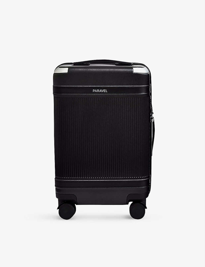 Shop Paravel Aviator Shell Carry-on Suitcase In Black
