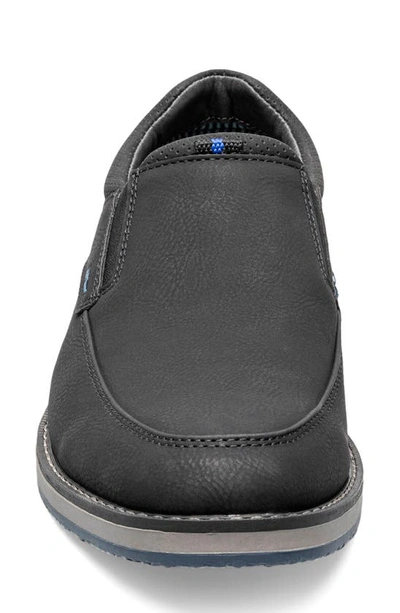 Shop Nunn Bush Hyde Ii Moc Toe Slip-on Loafer In Black